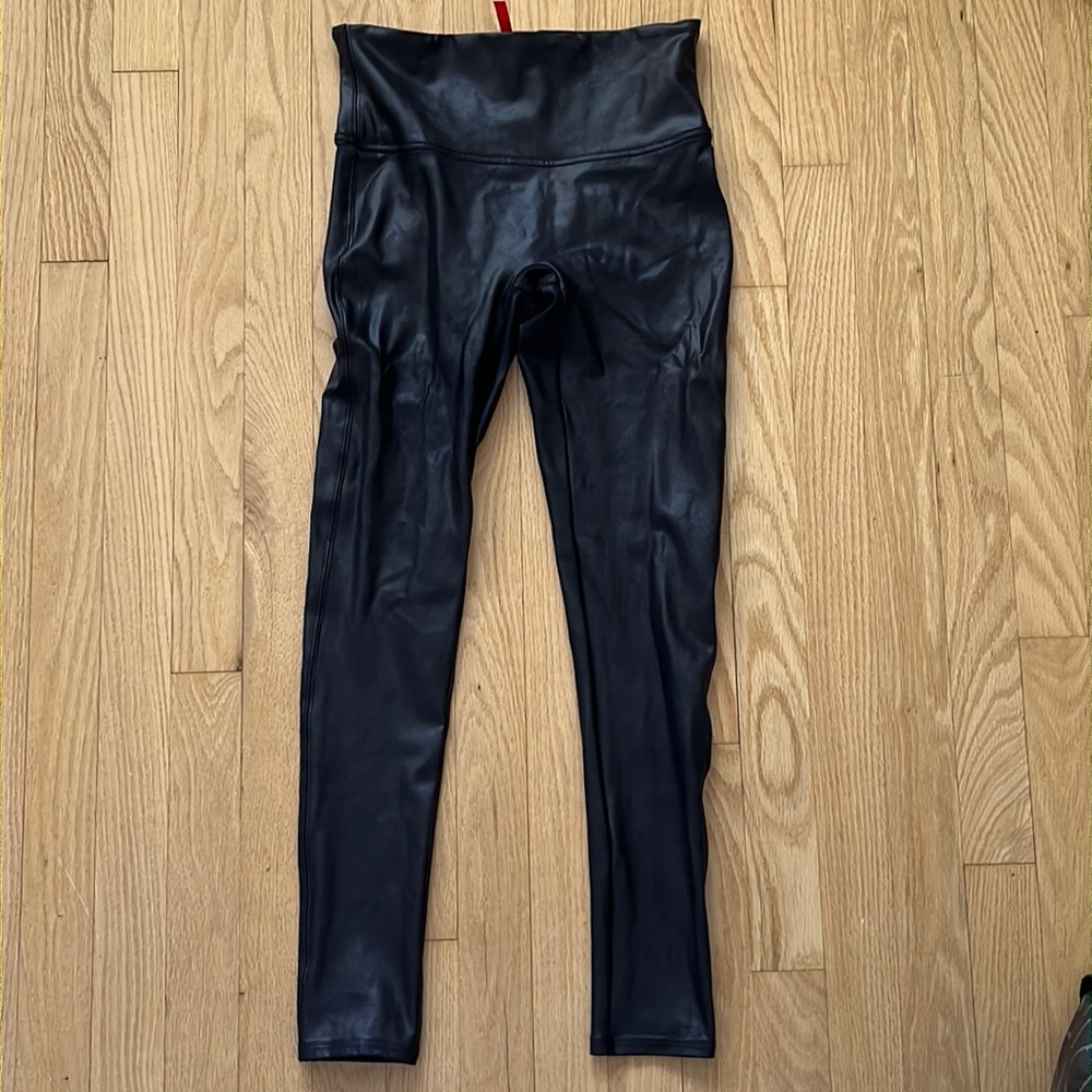 Spanx faux leather leggings